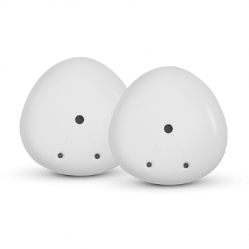 Housegard Pebble Link trådløs, seriekoblet røykvarsler inkl. 10-års batteri, 2-pack