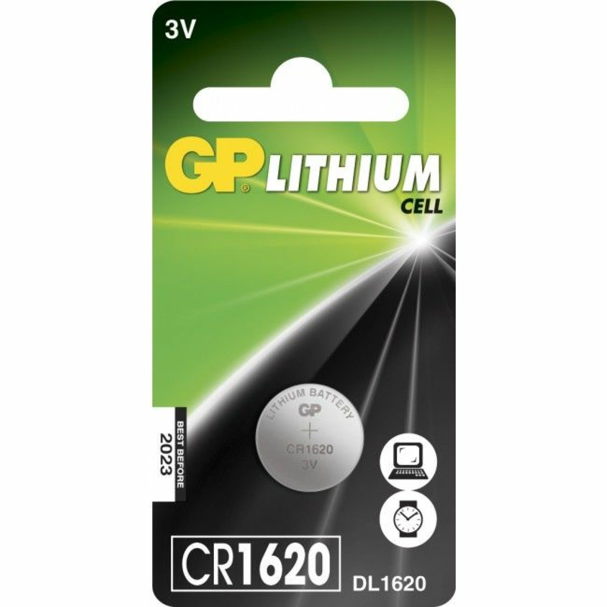 GP Lithium Cell CR1620 1-pakk