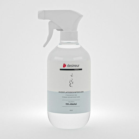 Overflatedesinfeksjon fra DESINEUR 500 ml m/spray