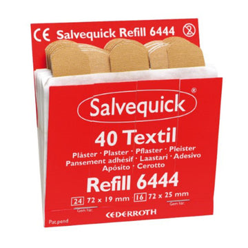 Salvequick Tekstilplaster 6 x 40stk REF 6444
